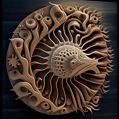 3D модель Perischoechinoidea (STL)